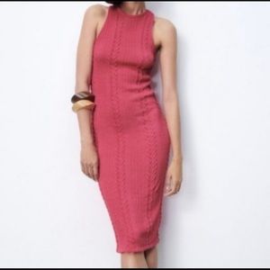 Zara cable knot dress